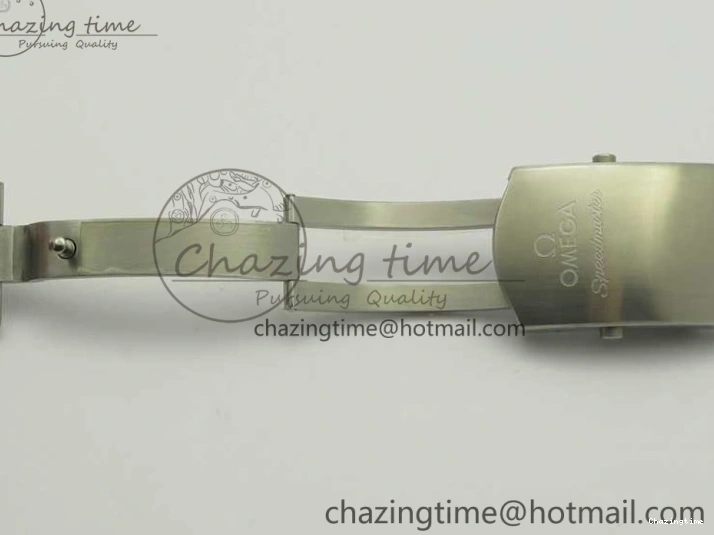 0114 Speedmaster Moonwatch OMF 1:1 Best Edition Black Dial Orange Hand on SS Bracelet A Timeless 8044